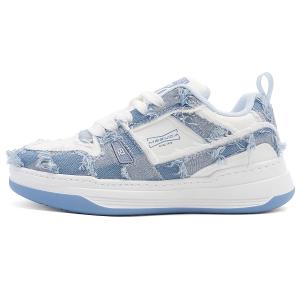 MESUCA Низкие кроссовки для скейтбординга унисекс, джинсово-синие