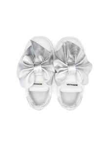 Кроссовки Monnalisa с бантом, белый/серый