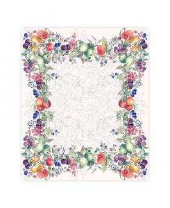 в скатерти «Фруктовый сад», 70 x 84 дюйма Laural Home