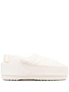 Moon Boot дутые мюли Evolution с ремешком на пятке, нейтральный цвет