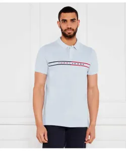 Футболка поло Slim fit Tommy Jeans, синий