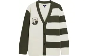 Свитер Unisex GAP, бело-зеленый пэчворк