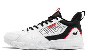 Баскетбольные кроссовки Basketball Shoes Men Low-Top 361 Degree White/damselfish Red 361°