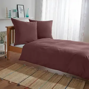Постельное белье Dream Sleep Uni Fine Flannel 155x200 см + 80x80 см Nougat Traumschlaf