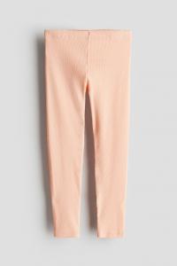 Леггинсы из ребристого джерси H&M, оранжевый