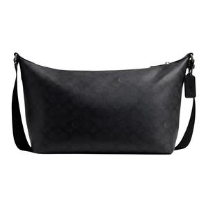 COACH Искусственная кожа мужская сумка через плечо компактный размер угольно-черный