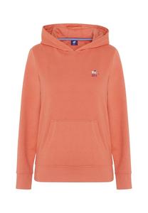 Толстовка с капюшоном и логотипом в разноцветном исполнении Polo Sylt, цвет 17-1544 burnt sienna