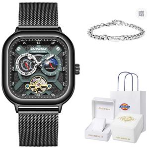 Dickies Часы Dickies, арт. CL-706S + браслет, черный/черный