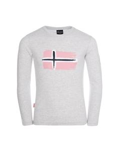 Trollkids Футболка с длинным рукавом Oslo, графитового цвета