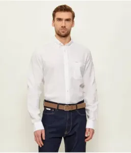 Льняная рубашка Нельсона Barbour, белый