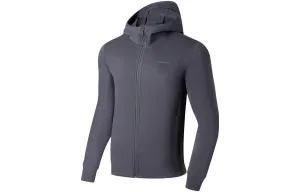 Толстовка Li-Ning Fitness Series мужская Surface Gray с капюшоном умеренная Regular