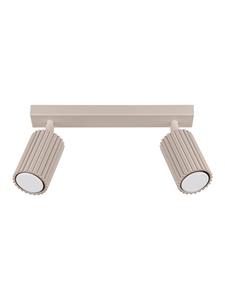 Nice Lamps Плафон GLEAM 2 серо-коричневый H 16,5 см