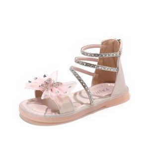 Противоскользящие детские сандалии для детей RHOBESAM, розовый