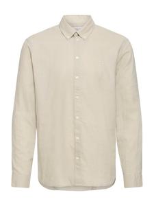 Casual Friday Рубашка на пуговицах 'CFAnton' бежевого цвета Regular fit