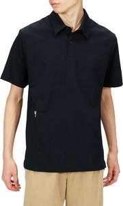 Футболка-поло KSU32570, «Рыба и листья», унисекс Neutralworks., черный