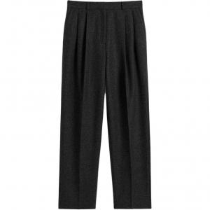 Складчатые классические брюки TOTEME, темно-серый