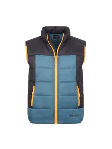 Стеганый жилет Trollkids Steppweste Hardanger, цвет black/steel blue