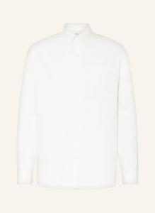 Вельветовая рубашка комфортного кроя Paul, белый