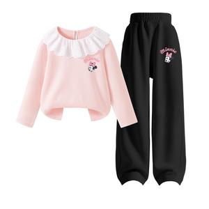 Детская повседневная спортивная одежда Disney, черный