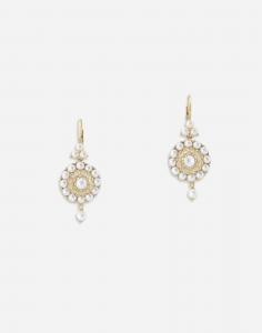 Серьги с жемчугом из желтого золота 18 карат и жемчуга Dolce & Gabbana, золото
