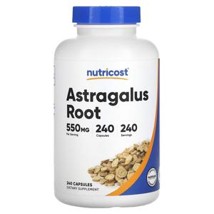 Корень астрагала, 550 мг, 240 капсул Nutricost