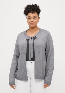 Кардиган ONLY Carmakoma CARJESSIE ONE STRING CARDIGAN, Medium Grey Melange/Mottled Grey