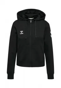 2.0 толстовка с капюшоном и застежкой-молнией в виде шеврона Hummel, Black