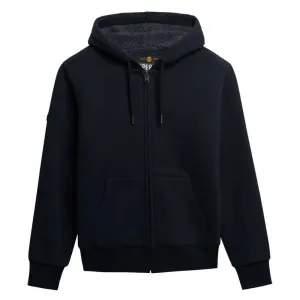 Толстовка Superdry Borg Lined full zip, синий