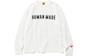 Классическая футболка с длинным рукавом HUMAN MADE, белый