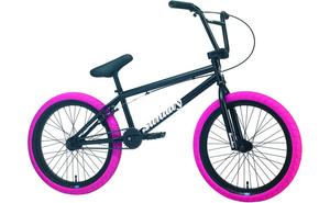 Велосипед BMX Sunday Blueprint - 20 дюймов - BMX - Aktion, цвет Schwarz|schwarz (pinke Reifen)