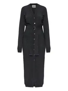 Кардиган на пуговицах с поясом Isabel Marant, серый