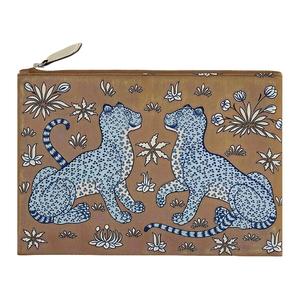 HERMES Косметичка из телячьей кожи Эпсом