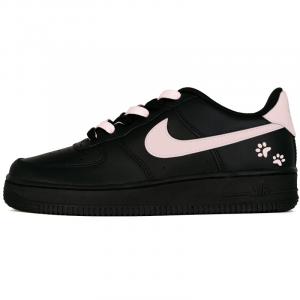 Nike Air Force 1 Black Warrior устойчивые к истиранию low top скейтборд обувь unisex розовый черный