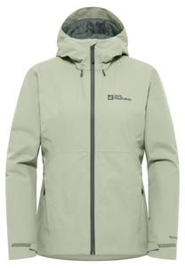 Куртка для активного отдыха JACK WOLFSKIN, пастельно-зеленый/темно-зеленый