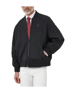 Куртка-Бомбер с открытой застежкой-молнией Calvin Klein, черный