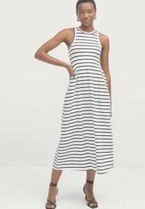Повседневное платье Ellos Collection, черно-белые полоски