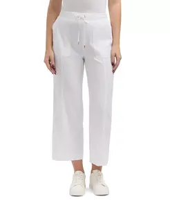 Женские укороченные брюки прямого кроя Ellen Tracy, белый