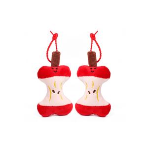 Милая креативная сердцевина яблока, плюшевый кулон в виде кукольного яблочка размером с укус, рождественская коробка высотой 12 см X3COMMUNE