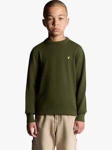 Детский хлопковый джемпер с круглым вырезом Lyle & Scott, X848 Deep Depths