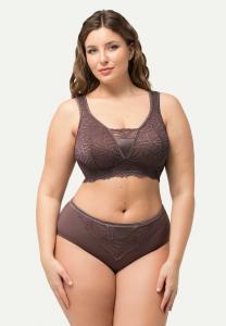 Треугольный бюстгальтер Ulla Popken, коричневый