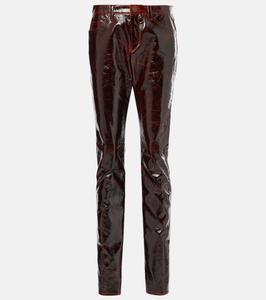 Узкие брюки Lovis из хлопковой смеси Isabel Marant, Cherry