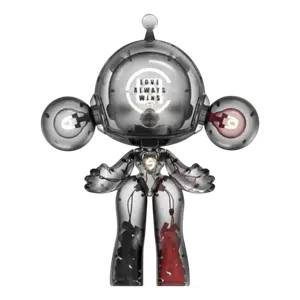 Фигурка Pop Mart x Clot Skullpanda Mega Invincible Love Figure 1000%