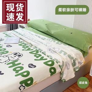 Fuanna Одноразовый комплект постельного белья (простыня, пододеяльник, наволочка) 160x210 см, Wanpitu