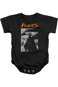 Детский комбинезон Batman Tokyo Shadows на кнопках Gildan, черный