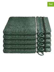 Schiesser Набор из 5 штук: рукавицы для мытья посуды "Skyline" зеленого цвета