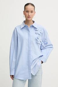 Хлопковая рубашка Stine Goya, синий