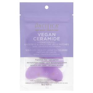 Патчи увлажняющие Pacifica Vegan Ceramine Hydration Fill Undereye & Smile Line Jelly Patches, 4 патча