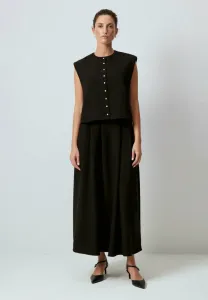 Жилет из песчаной ткани Touché Privé, Black