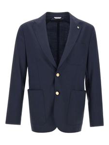 Шерстяной блейзер Manuel Ritz, синий