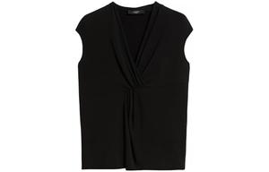 Negozi Collection Лиоцелл Джерси Топ Майка Женская Черная WEEKEND MaxMara